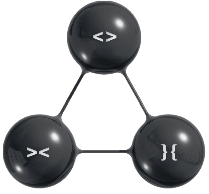 Abduction, deduction, and induction arranged as a triangular reasoning chain.